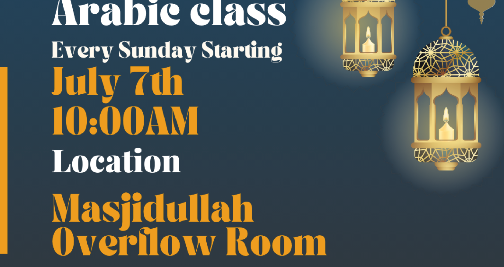 Beginners Arabic Class